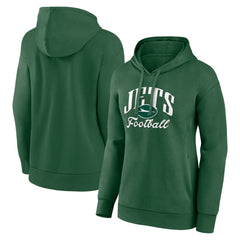 Fanatics New York Jets Women's Victory Script Pullover Hoodie Green