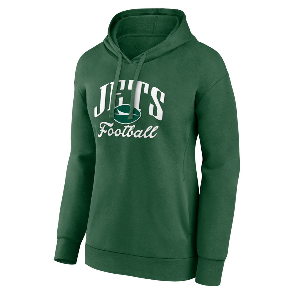 Fanatics New York Jets Women's Victory Script Pullover Hoodie Green