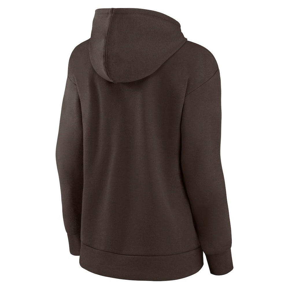 Fanatics Cleveland Browns Women's Victory Script Pullover Hoodie Brown