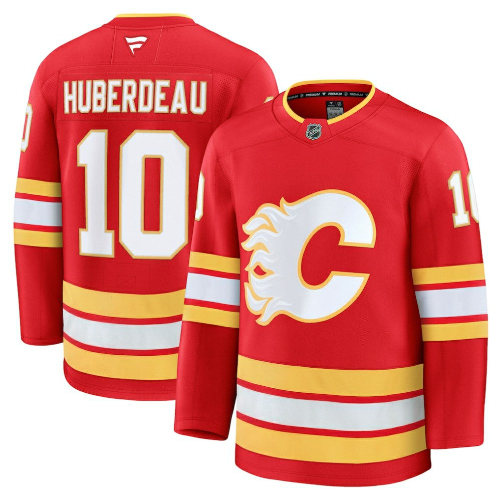 Jonathan Huberdeau Calgary Flames Fanatics Home Premium Jersey - Red - NHL 200899029