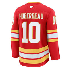Jonathan Huberdeau Calgary Flames Fanatics Home Premium Jersey - Red - NHL 200899029