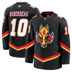 Jonathan Huberdeau Calgary Flames Fanatics Alternate Premium Jersey - Black - NHL 200899034