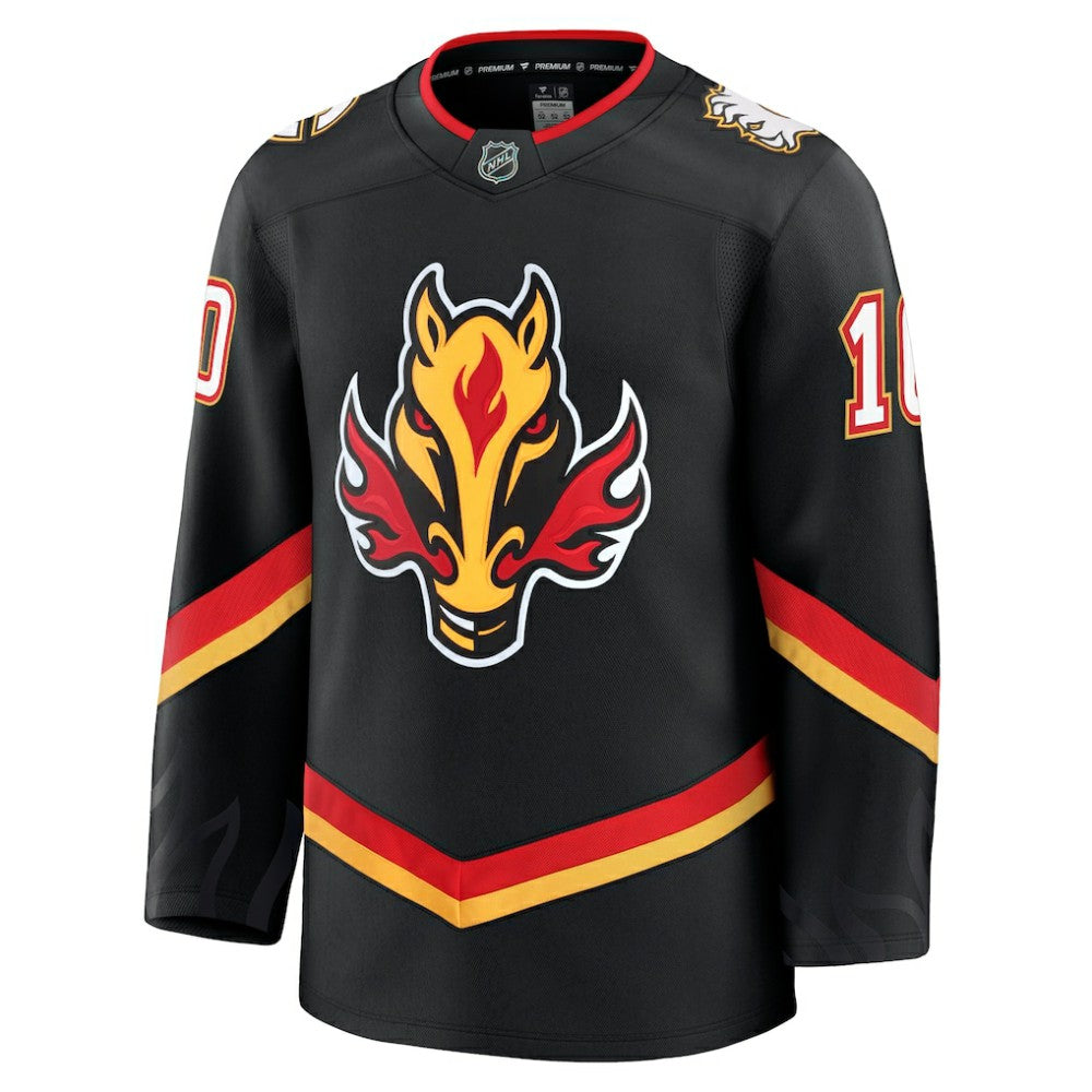 Jonathan Huberdeau Calgary Flames Fanatics Alternate Premium Jersey - Black - NHL 200899034