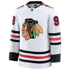 Connor Bedard Chicago Blackhawks Fanatics Away Premium Jersey - White - NHL 200899053