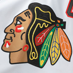 Connor Bedard Chicago Blackhawks Fanatics Away Premium Jersey - White - NHL 200899053
