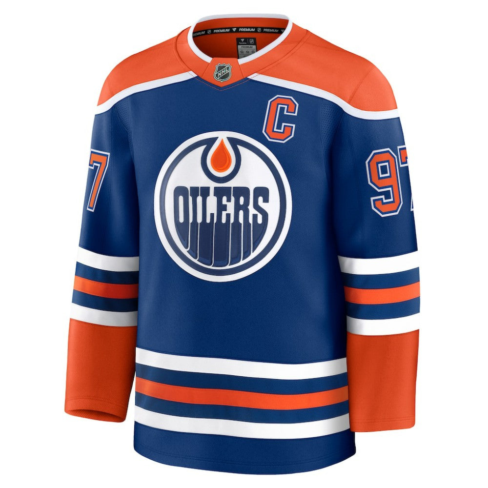 Connor McDavid Edmonton Oilers Fanatics Home Premium Jersey - Royal - NHL 200899080