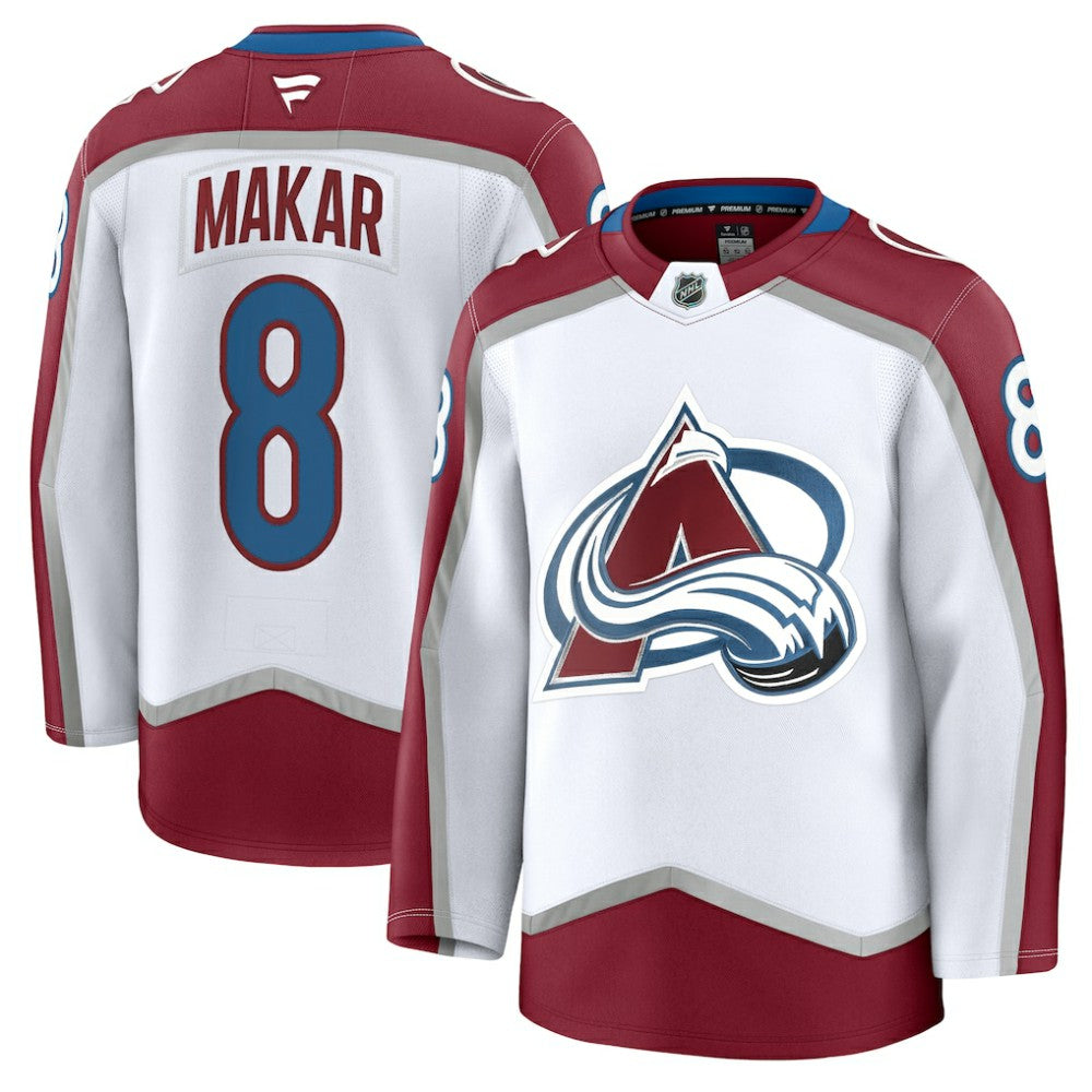 Cale Makar Colorado Avalanche Fanatics Away Premium Jersey - White - NHL 200899089