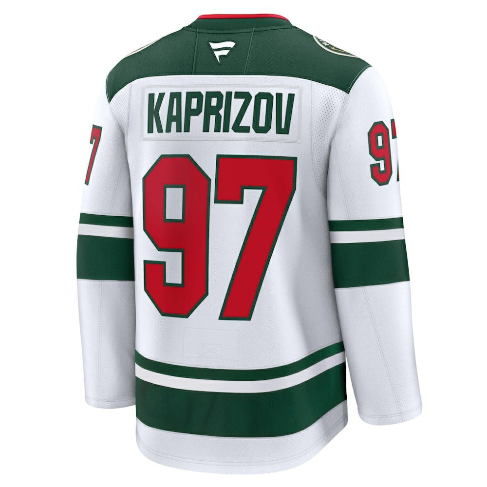 Kirill Kaprizov Minnesota Wild Fanatics Away Premium Jersey - White - NHL 200899092