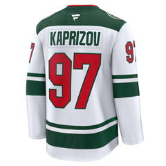 Kirill Kaprizov Minnesota Wild Fanatics Away Premium Jersey - White - NHL 200899092