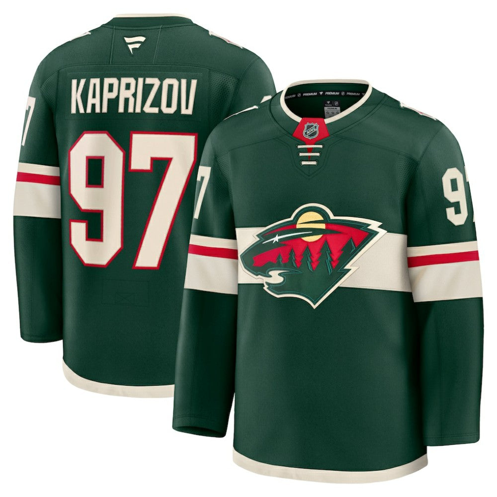 Kirill Kaprizov Minnesota Wild Fanatics Home Premium Jersey - Green - NHL 200899094