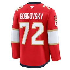 Sergei Bobrovsky Florida Panthers Fanatics Premium Jersey - Red - NHL 200899107