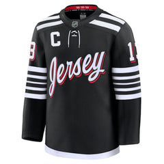 Nico Hischier New Jersey Devils Fanatics Alternate Premium Jersey - Black - NHL 200899118