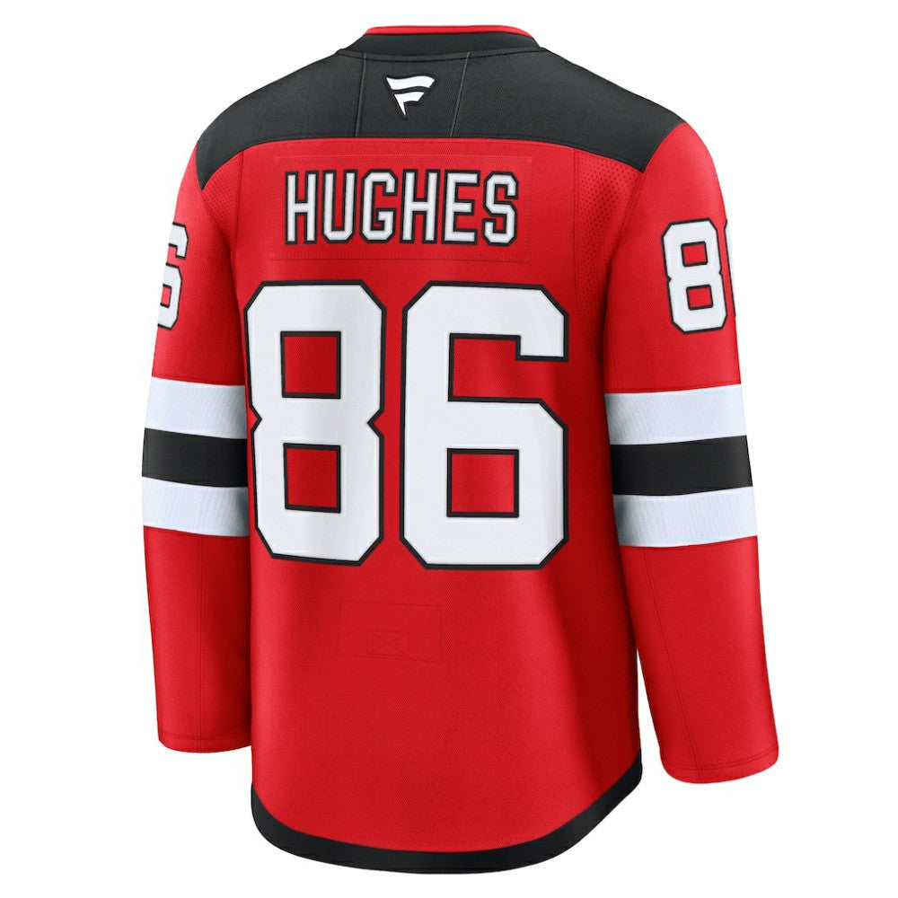Jack Hughes New Jersey Devils Fanatics Home Premium Jersey - Red - NHL 200899121