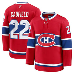 Cole Caufield Montreal Canadiens Fanatics Home Premium Jersey - Red - NHL 200899128