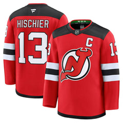 Nico Hischier New Jersey Devils Fanatics Home Premium Jersey - Red - NHL 200899129