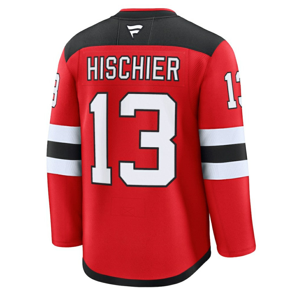 Nico Hischier New Jersey Devils Fanatics Home Premium Jersey - Red - NHL 200899129