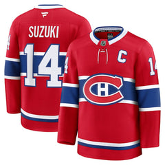 Nick Suzuki Montreal Canadiens Fanatics Home Premium Jersey - Red - NHL 200899131