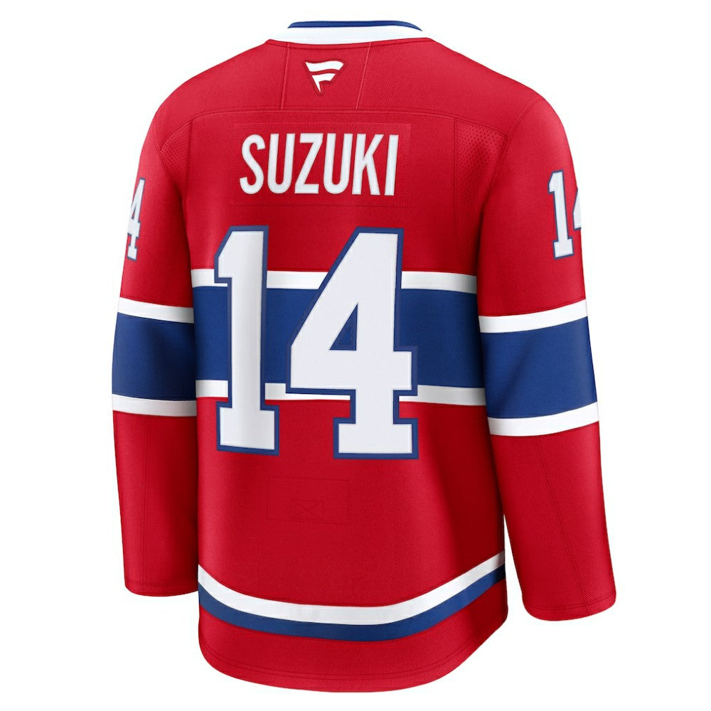 Nick Suzuki Montreal Canadiens Fanatics Home Premium Jersey - Red - NHL 200899131