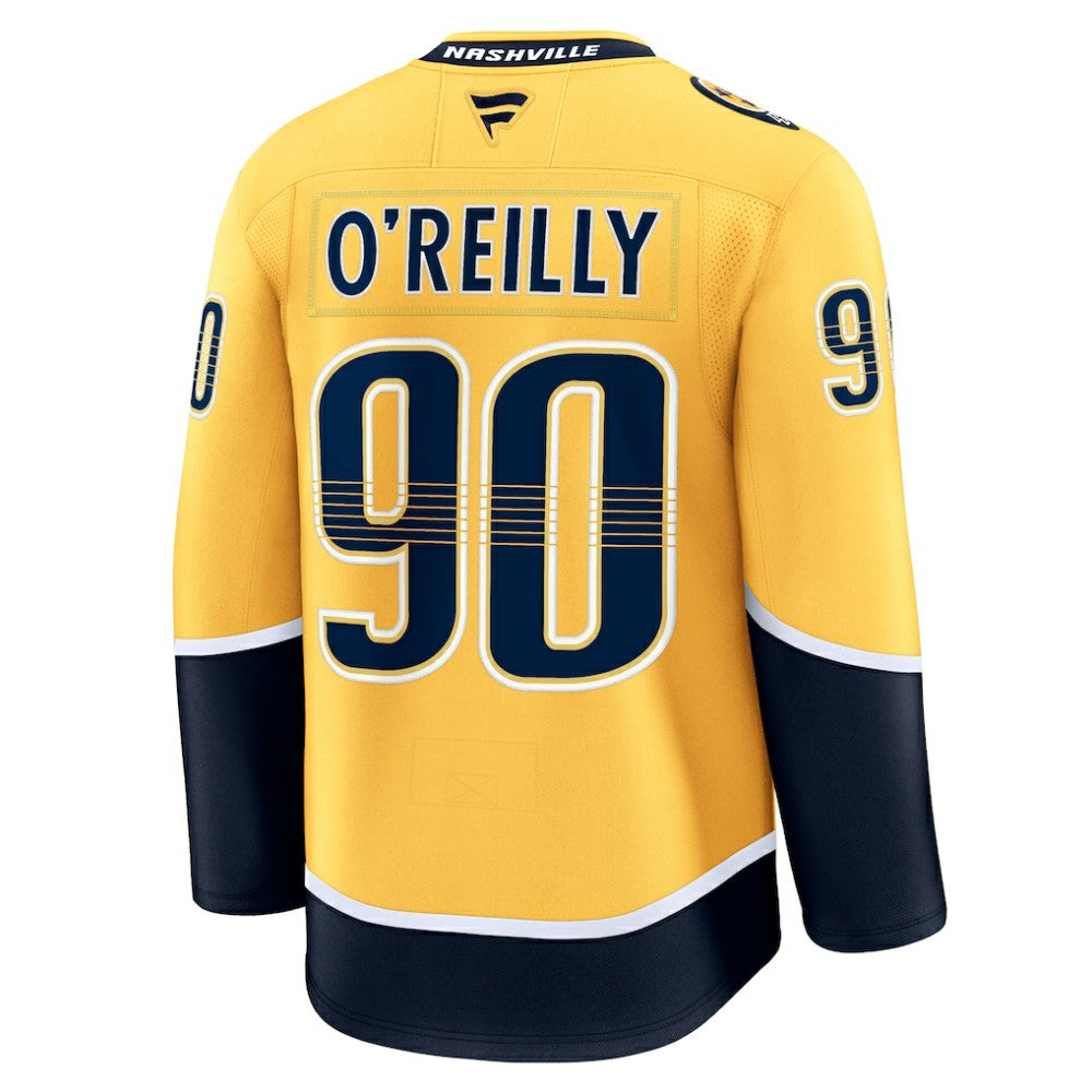 Ryan O'Reilly Nashville Predators Fanatics Home Premium Jersey - Yellow - NHL 200899136