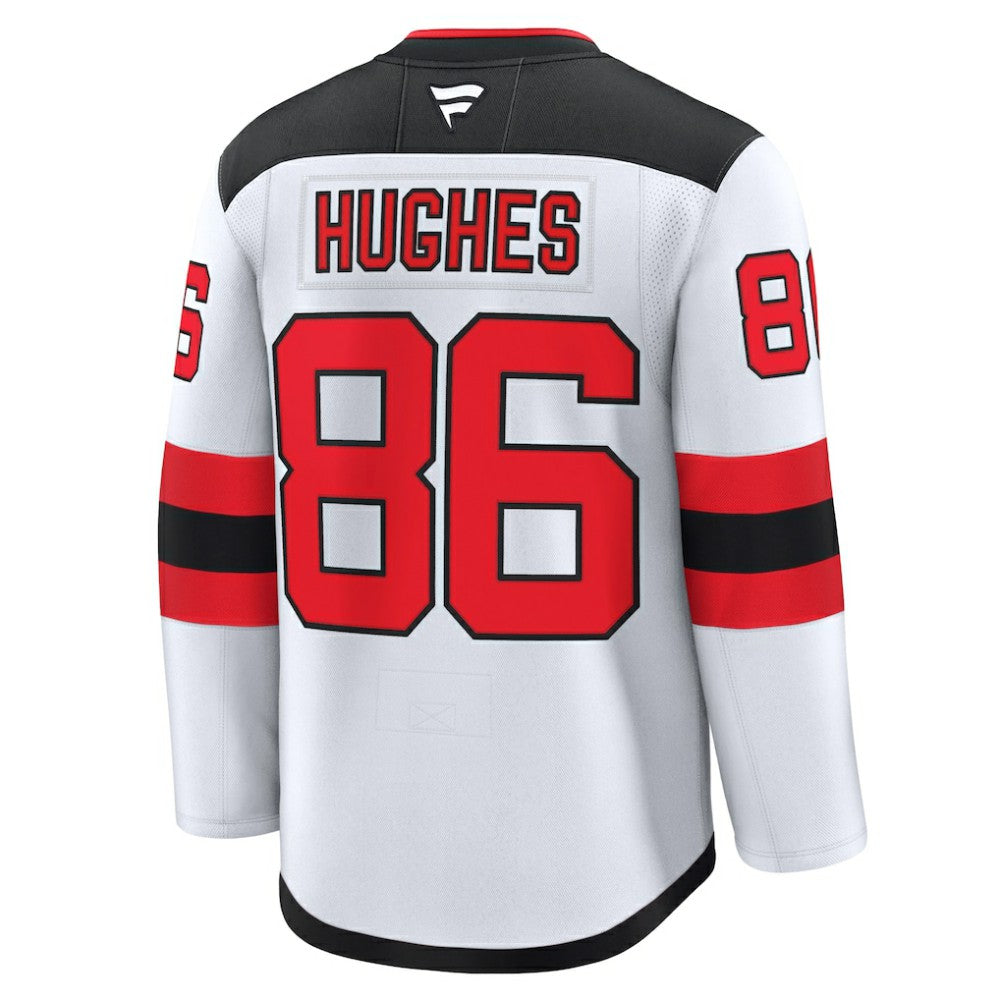 Jack Hughes New Jersey Devils Fanatics Away Premium Jersey - White - NHL 200899142