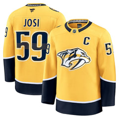 Roman Josi Nashville Predators Fanatics Home Premium Jersey - Yellow - NHL 200899143