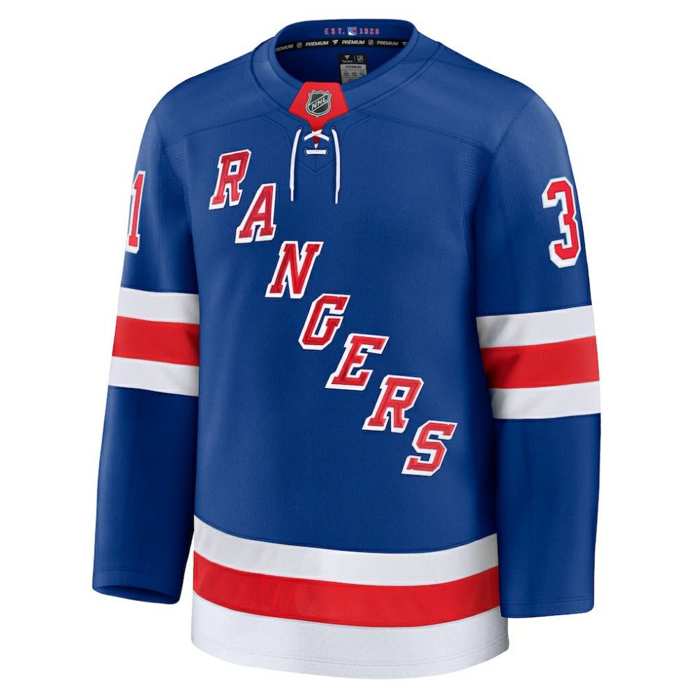 Igor Shesterkin New York Rangers Fanatics Home Premium Jersey - Blue - NHL 200899164