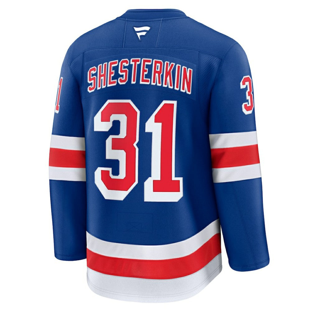 Igor Shesterkin New York Rangers Fanatics Home Premium Jersey - Blue - NHL 200899164