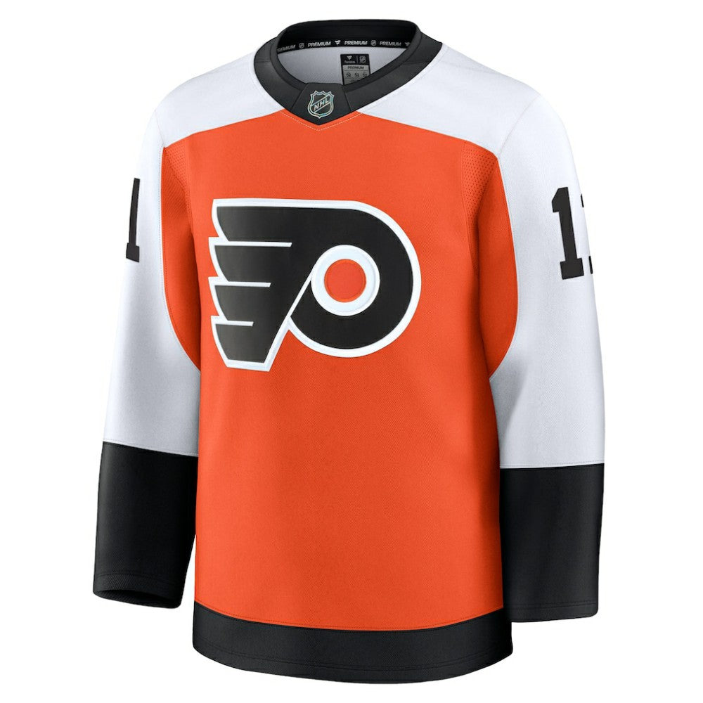 Travis Konecny Philadelphia Flyers Fanatics Home Premium Jersey - Burnt Orange - NHL 200899166