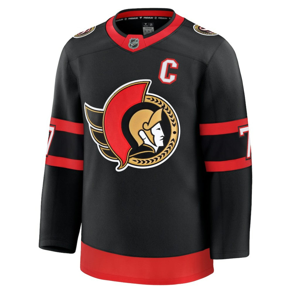 Brady Tkachuk Ottawa Senators Fanatics Home Premium Jersey - Black - NHL 200899177