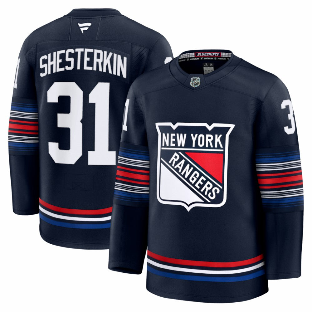 Igor Shesterkin New York Rangers Fanatics Alternate Premium Jersey - Navy - NHL 200899180