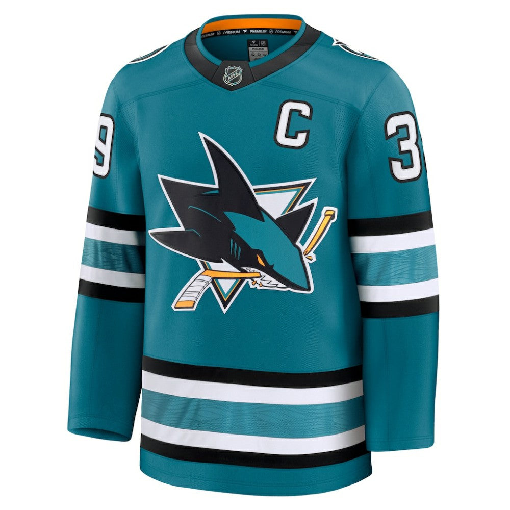 Logan Couture San Jose Sharks Fanatics Home Premium Jersey - Teal - NHL 200899196