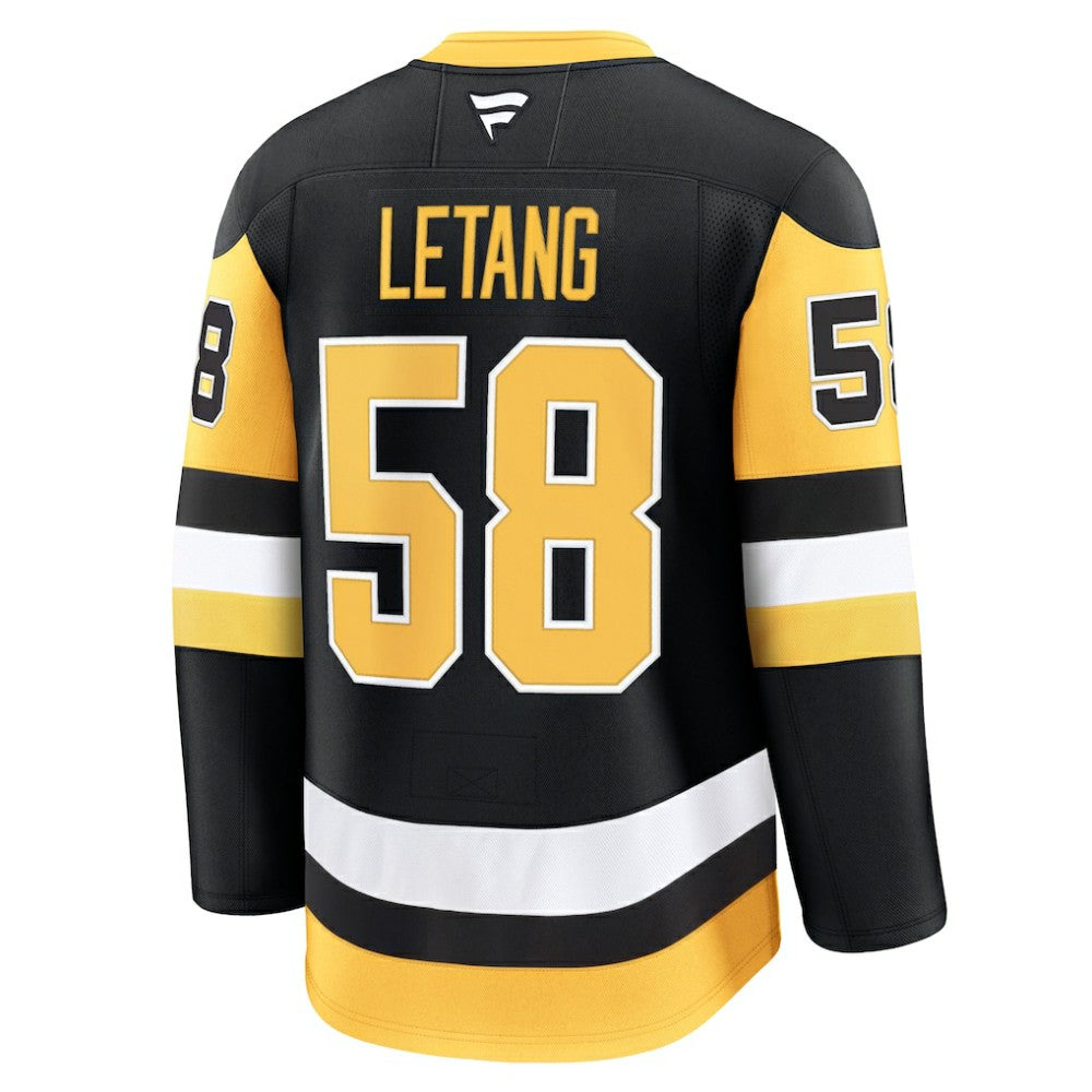 Kris Letang Pittsburgh Penguins Fanatics Home Premium Jersey - Black - NHL 200899200