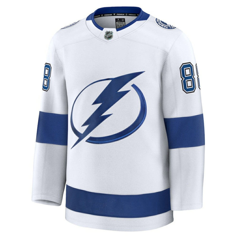 Andrei Vasilevskiy Tampa Bay Lightning Fanatics Away Premium Jersey - White - NHL 200899225