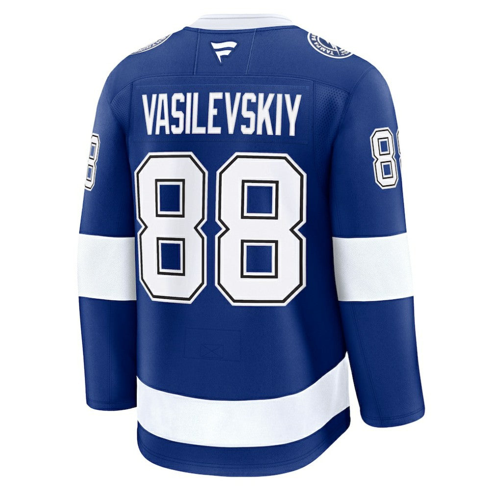 Andrei Vasilevskiy Tampa Bay Lightning Fanatics Home Premium Jersey - Blue - NHL 200899230