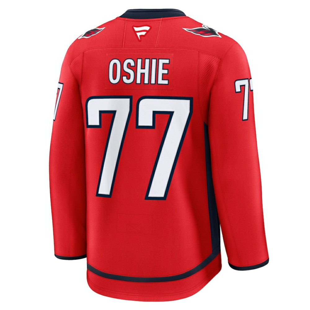 TJ Oshie Washington Capitals Fanatics Home Premium Jersey - Red - NHL 200899258