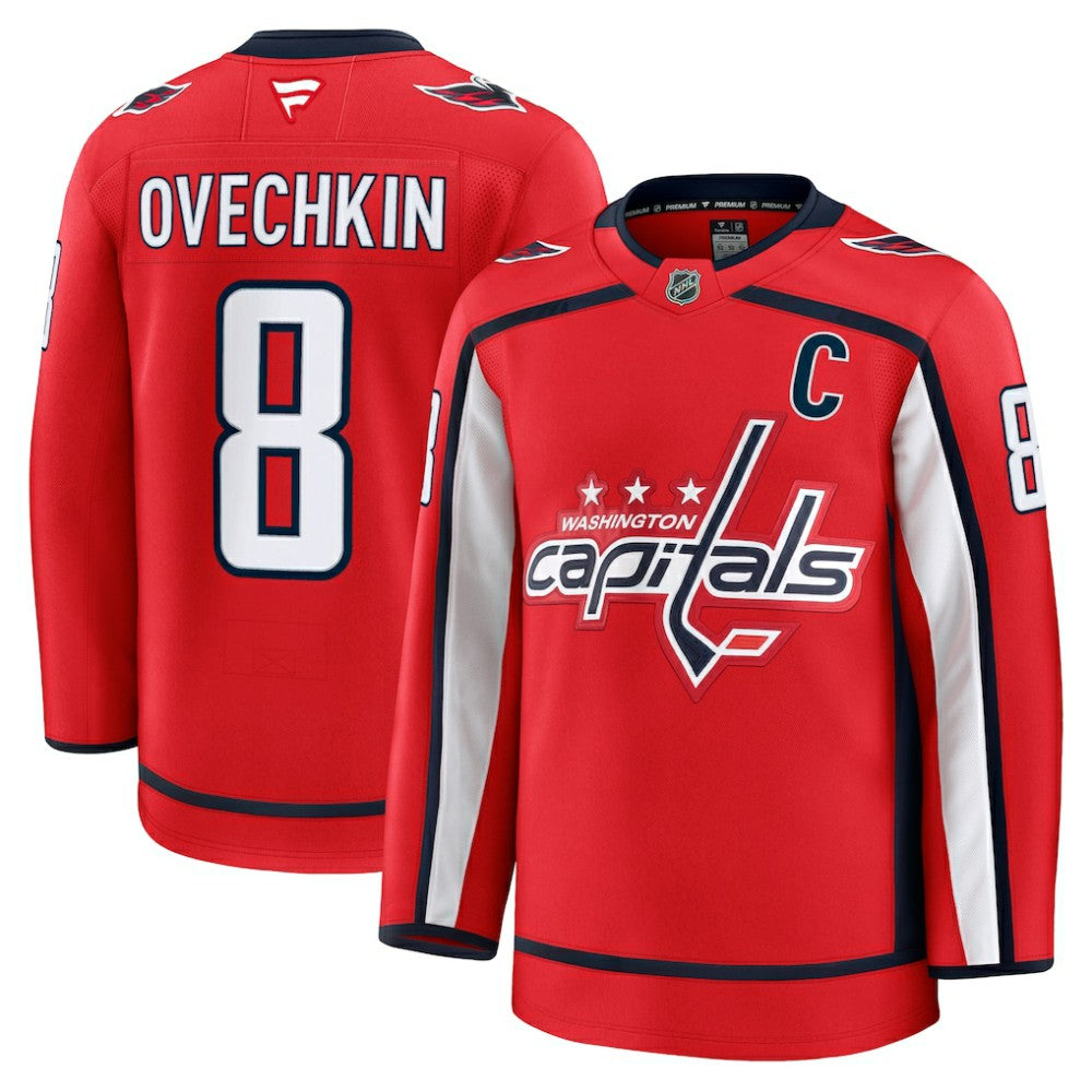 Alexander Ovechkin Washington Capitals Fanatics Home Premium Jersey - Red - NHL 200899259