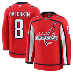 Alexander Ovechkin Washington Capitals Fanatics Home Premium Jersey - Red - NHL 200899259