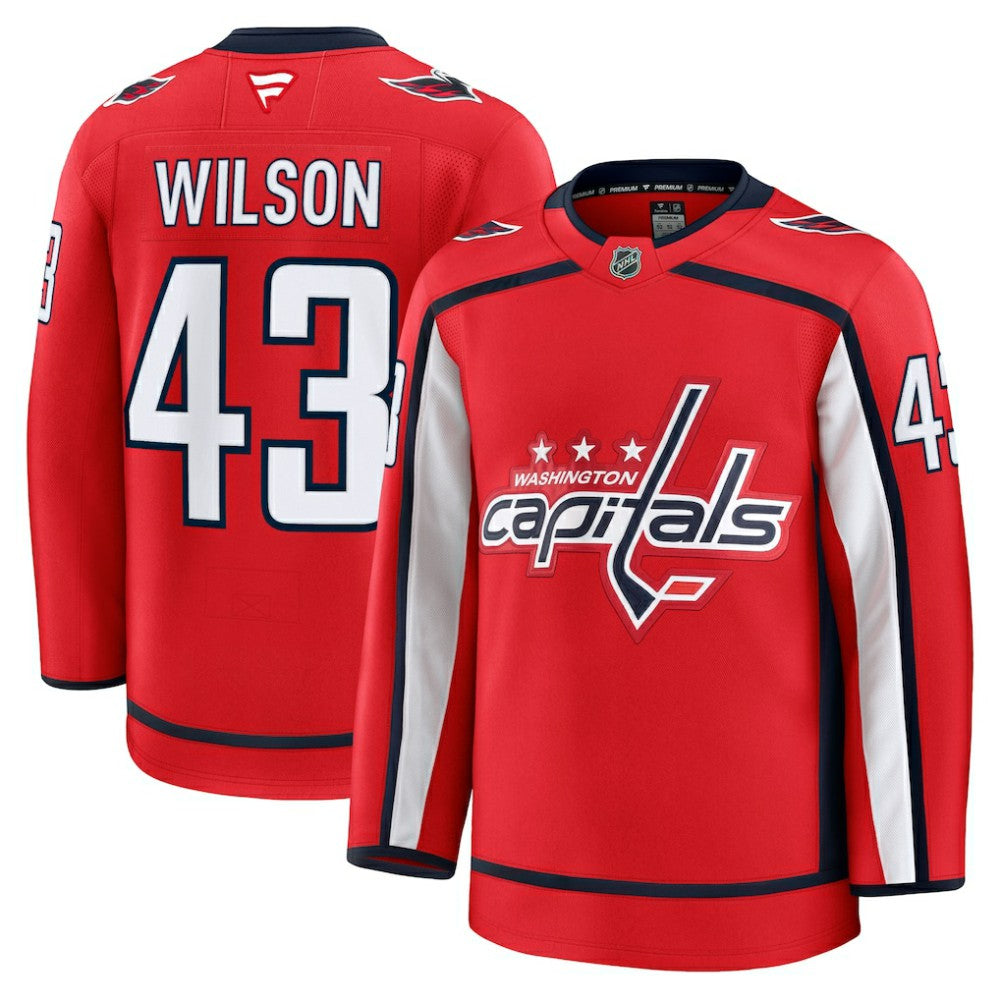 Tom Wilson Washington Capitals Fanatics Home Premium Jersey - Red - NHL 200899272