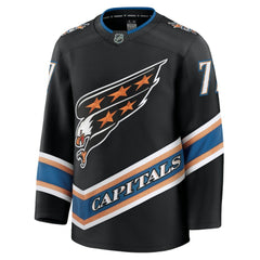 TJ Oshie Washington Capitals Fanatics Alternate 50th Anniversary Premium Jersey - Black - NHL 200899275