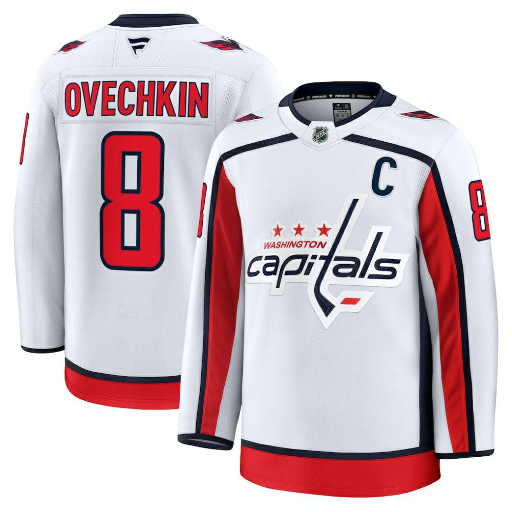 Alexander Ovechkin Washington Capitals Fanatics Away Premium Jersey - White - NHL 200899287