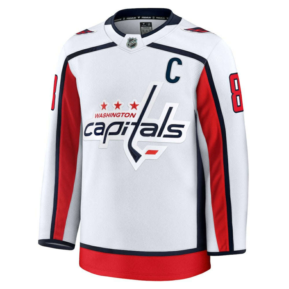 Alexander Ovechkin Washington Capitals Fanatics Away Premium Jersey - White - NHL 200899287