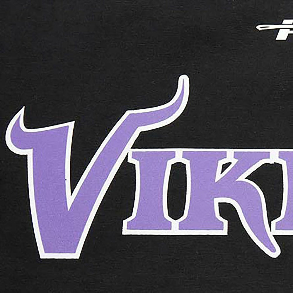 Minnesota Vikings Pro Standard Retro Striper T-Shirt Black