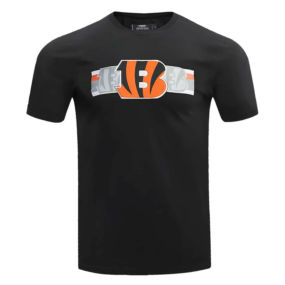 Cincinnati Bengals Pro Standard Retro Striper T-Shirt Black
