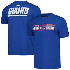 New York Giants Pro Standard Retro Striper T-Shirt Royal