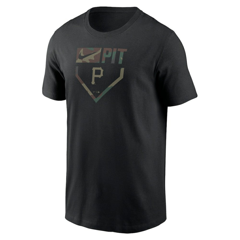 Pittsburgh Pirates Nike Camo T-Shirt - Black - Nike on Sale
