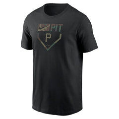 Pittsburgh Pirates Nike Camo T-Shirt - Black - Nike on Sale