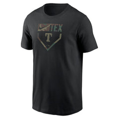 Texas Rangers Nike Camo T-Shirt - Black - Nike on Sale