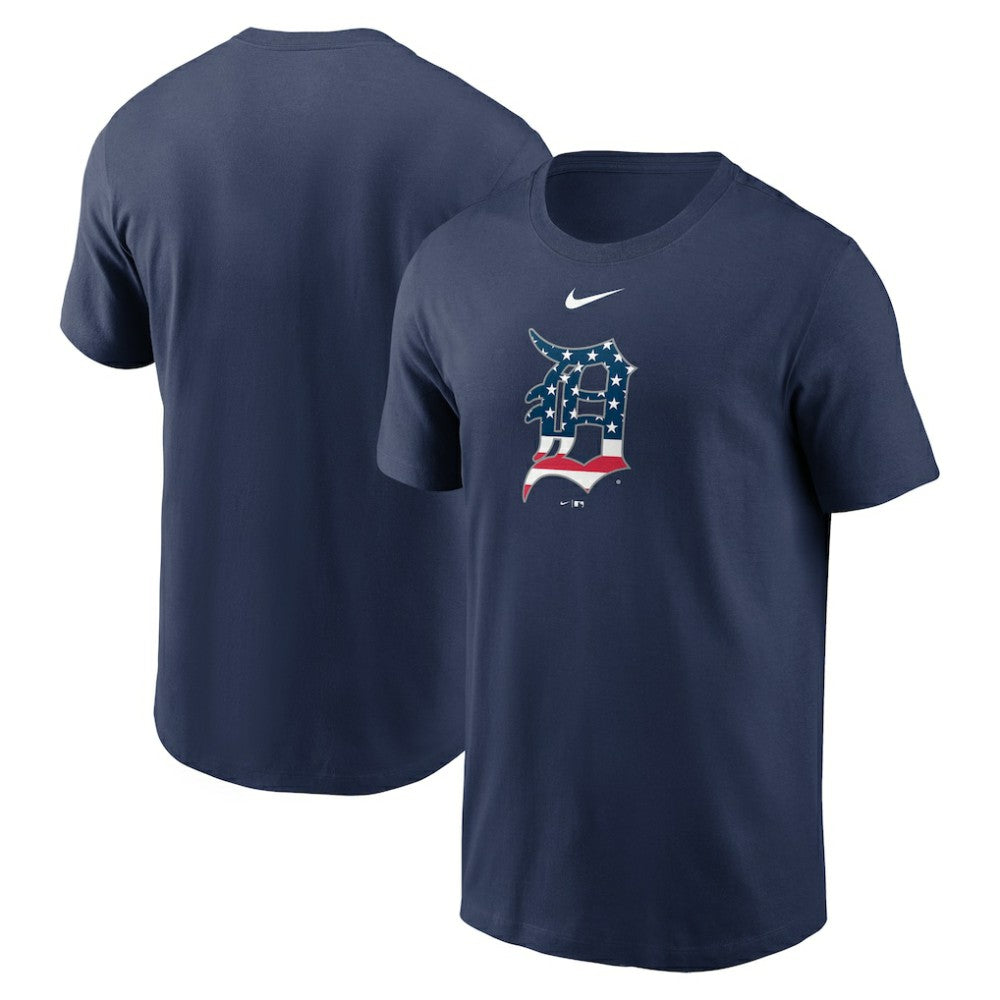 Detroit Tigers Nike Americana T-Shirt - Navy - Nike Discount