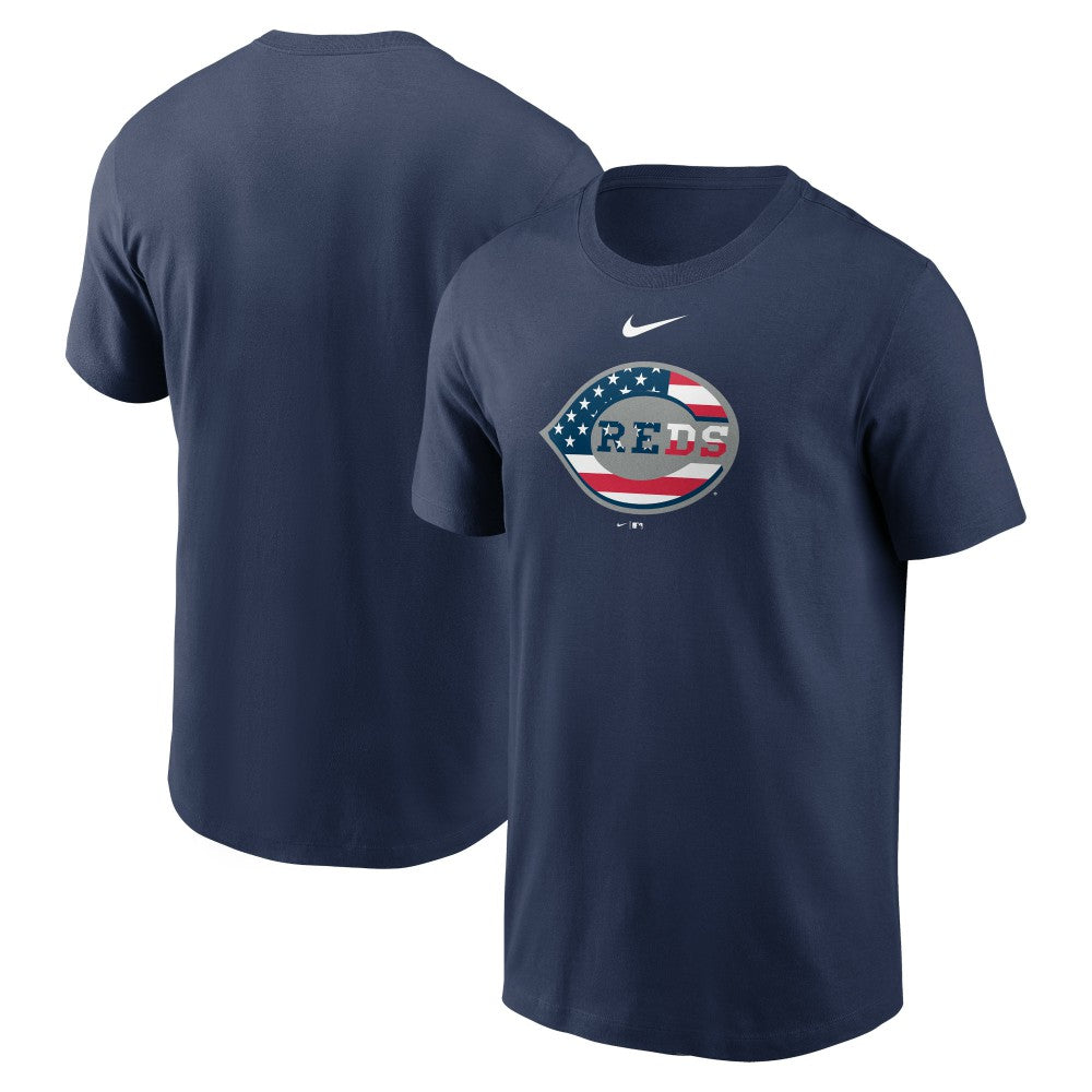 Cincinnati Reds Nike Americana T-Shirt - Navy - Nike Lifestyle