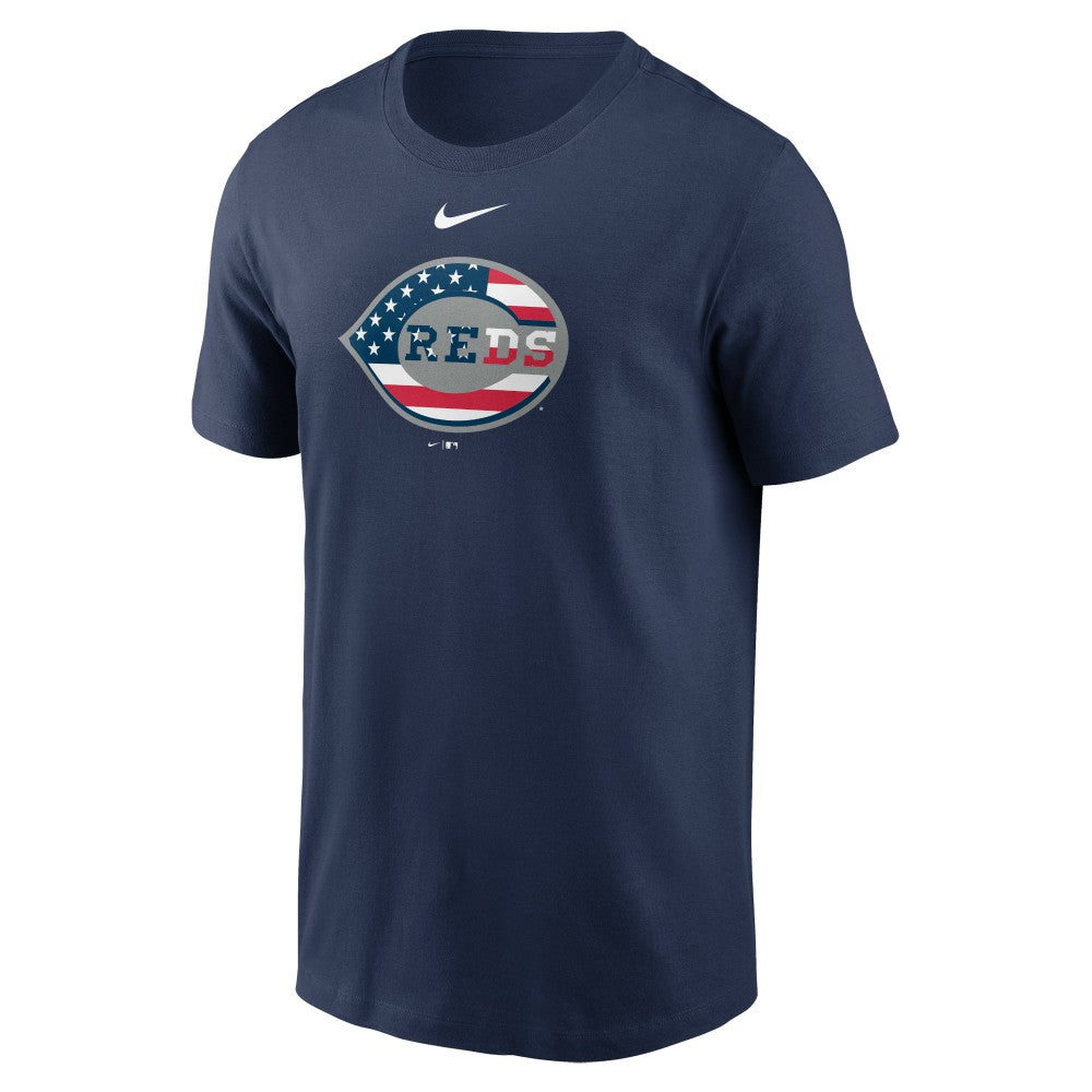 Cincinnati Reds Nike Americana T-Shirt - Navy - Nike Lifestyle